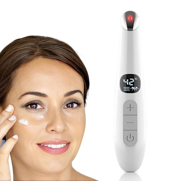 Vowleike Light 98°F to 113°F LCD Display Eye Massager for Dry Eyes, Dark Circles - Picture 1 of 7